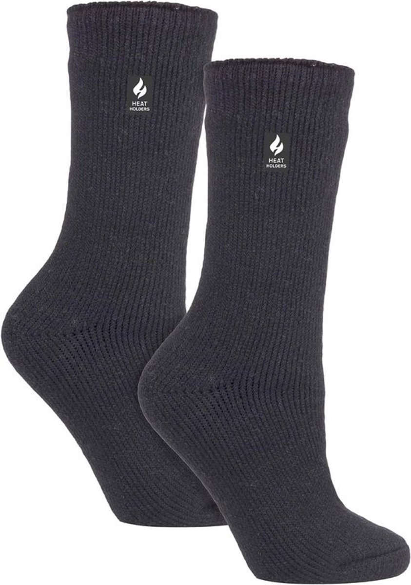 Thermische Dames Sokken 2-Pack - Warme Wintersokken - Winter Sokken Droge Voeten - Vochtafvoerend - TOG 2.3 - Maten 4-8 - Zacht & Comfortabel - Perfect voor Casual & Formele Kleding