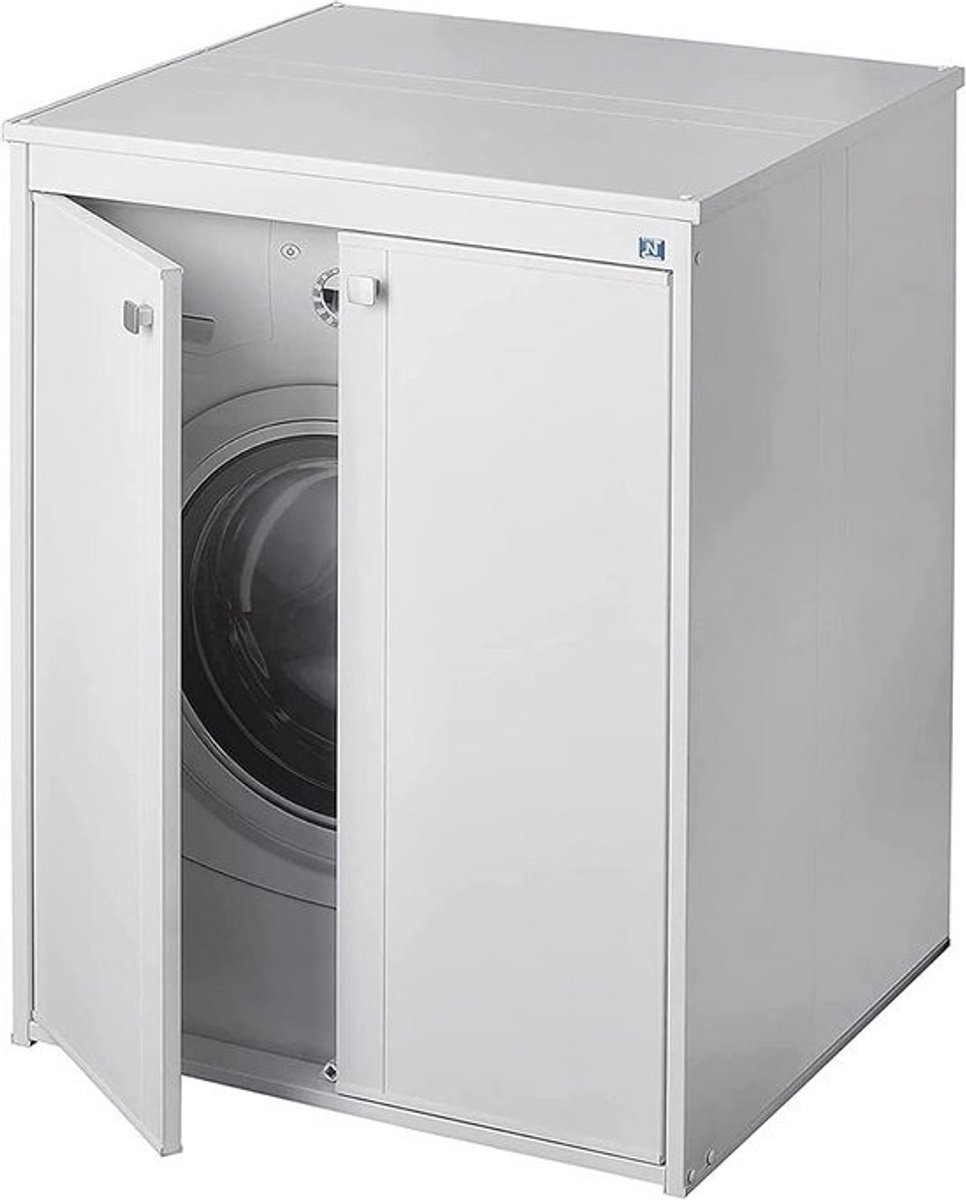 Wasmachine Ombouw - Opbouwmeubel - Kast Wasdroger - Meubel - Ruimtebesparend