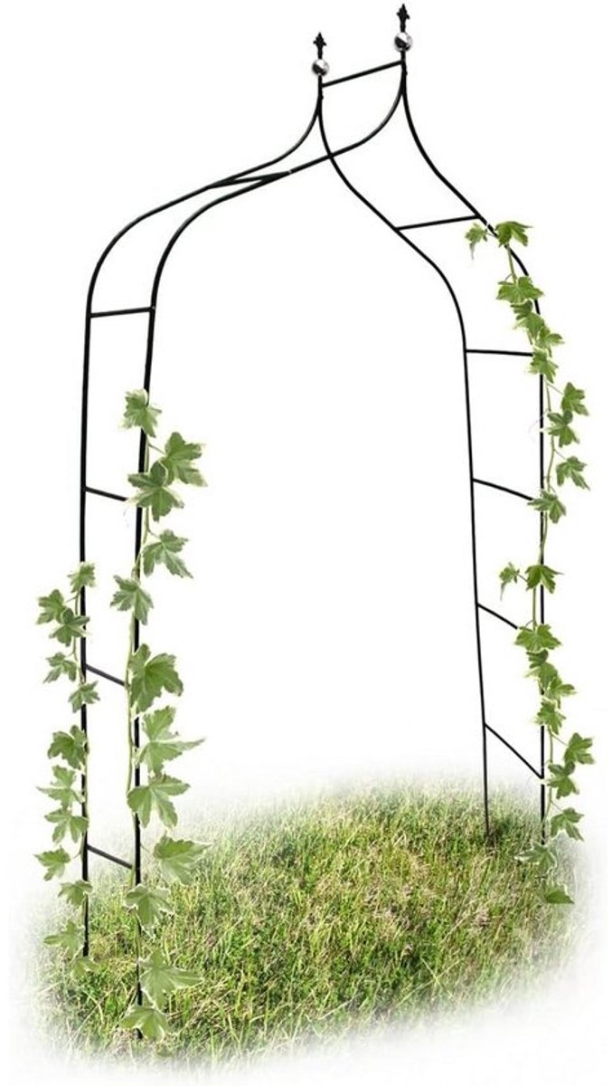 Set van 3 Metalen Rozenbogen Dubbele Spits 240 cm Hoog voor Klimplanten