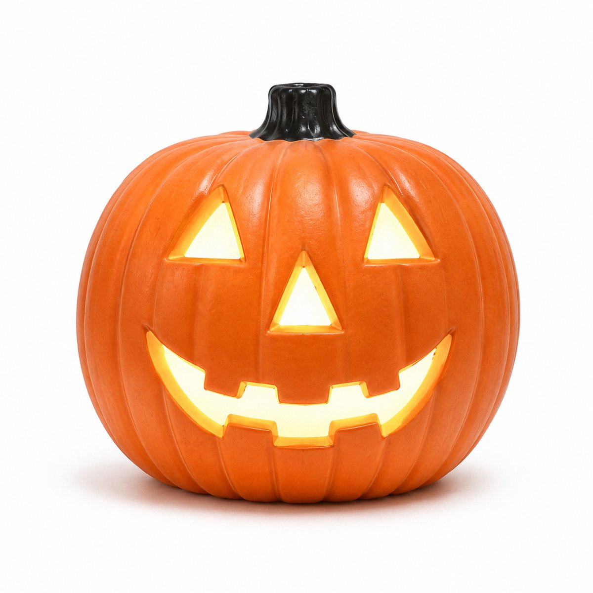 Halloween-decoratie – Verlichte pompoen-uitsnede – Pompoenornament voor decoropstelling – Oranje - 20*16*20CM