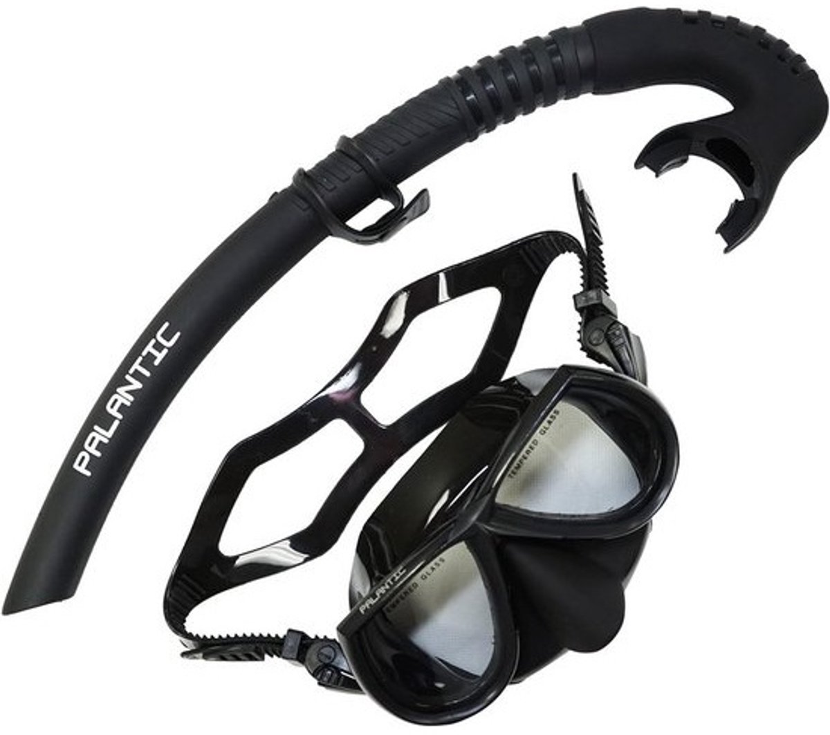 Duikmasker en Snorkel Set voor Speervissen en Vrijduiken - Laag Volume