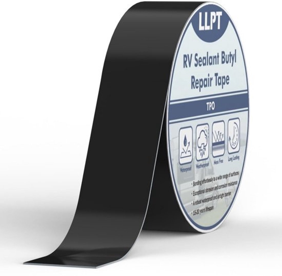 Waterdicht Butyl-tape 51 mm x 15 m voor Camper en Caravan - Extra Sterk Plakband