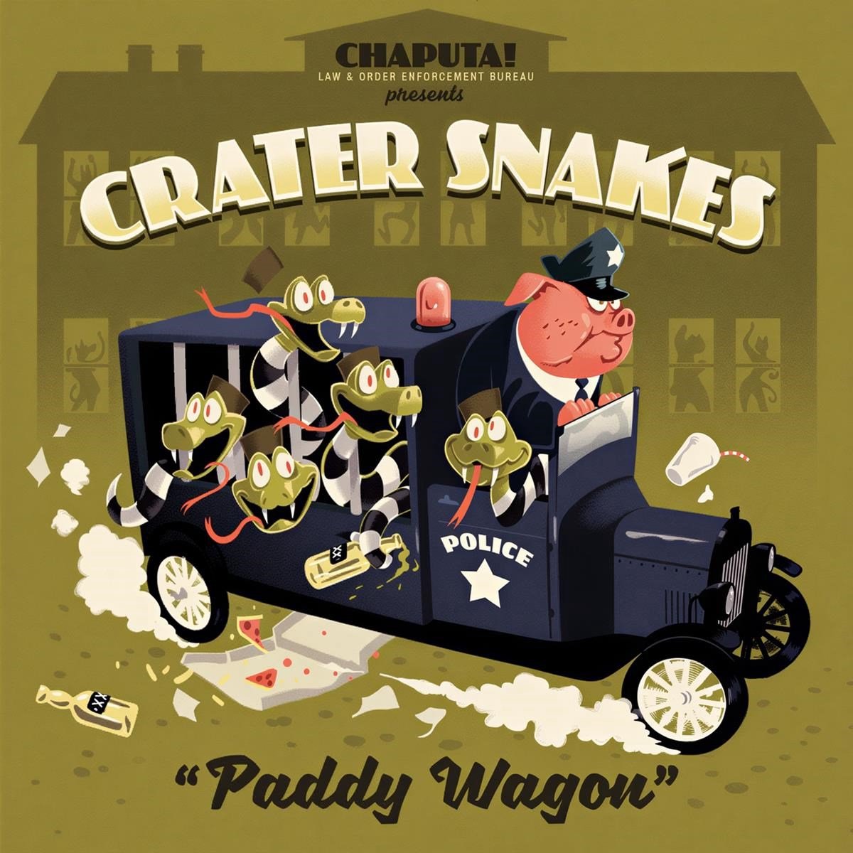 Crater Snakes - Paddy Wagon (7" Single)