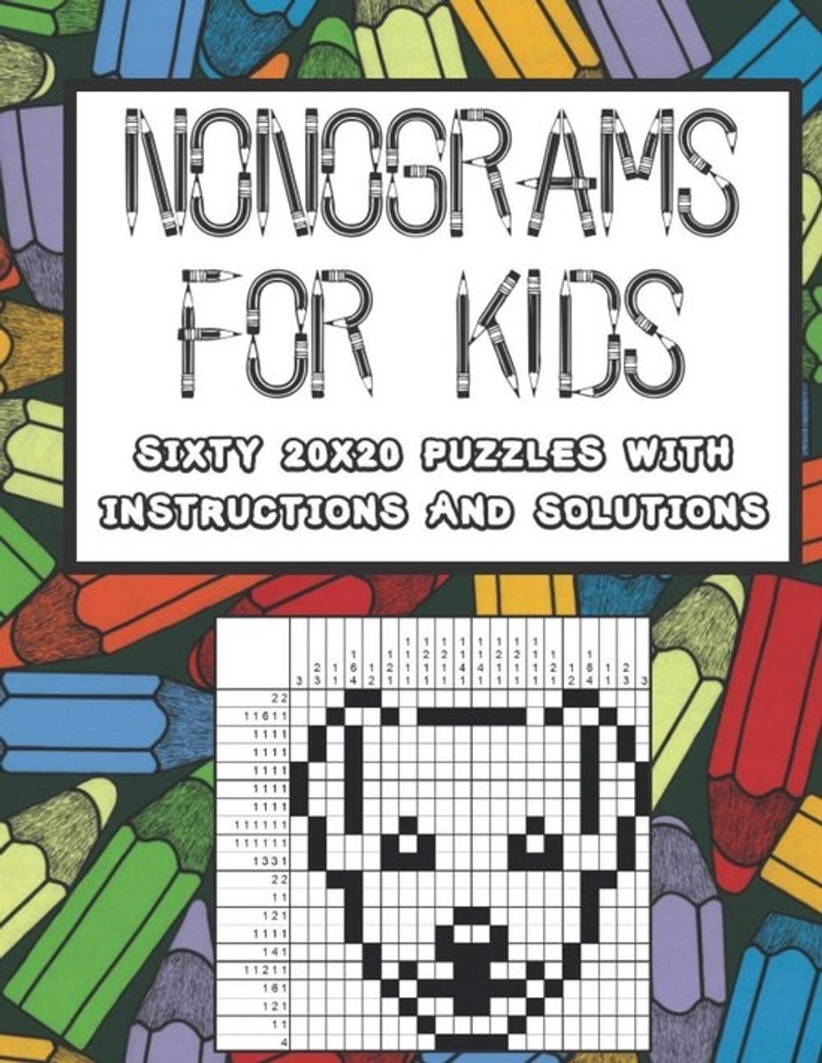 60 Nonograms Puzzels voor Kinderen (20x20 Raster) - Logica en Concentratie Oefenen