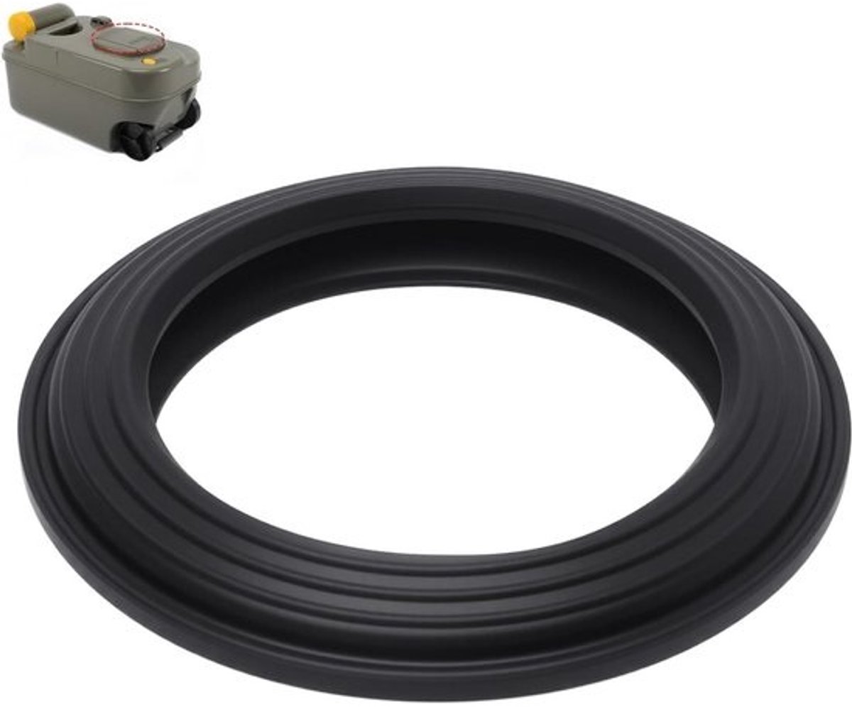 Schuifafdichting Campertoilet - Toiletring Vervanging - Geurbestendig Werken - Specifiek voor Thetford - Ø 11 cm - Zwart