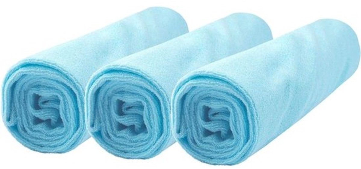 Aankleedkussenhoezen Set - Luierwissel Hoezen - Baby Verzorgen - Oeko-Tex Gecertificeerd - 50 x 70/80 cm - Turquoise