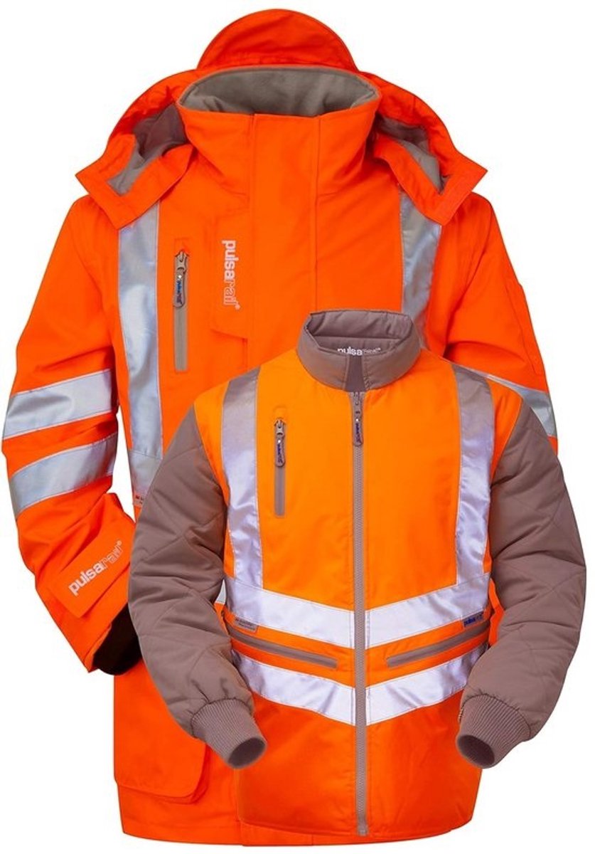 7-in-1 Hoge Zichtbaarheid Storm Regenjas