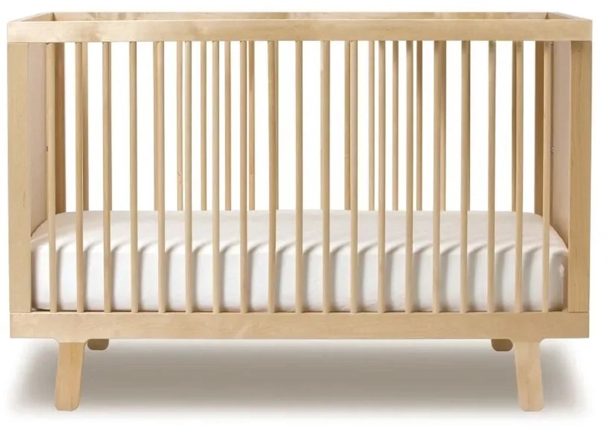 Oeuf Ombouwset Babybed/Juniorbed Mus, Versie: berk