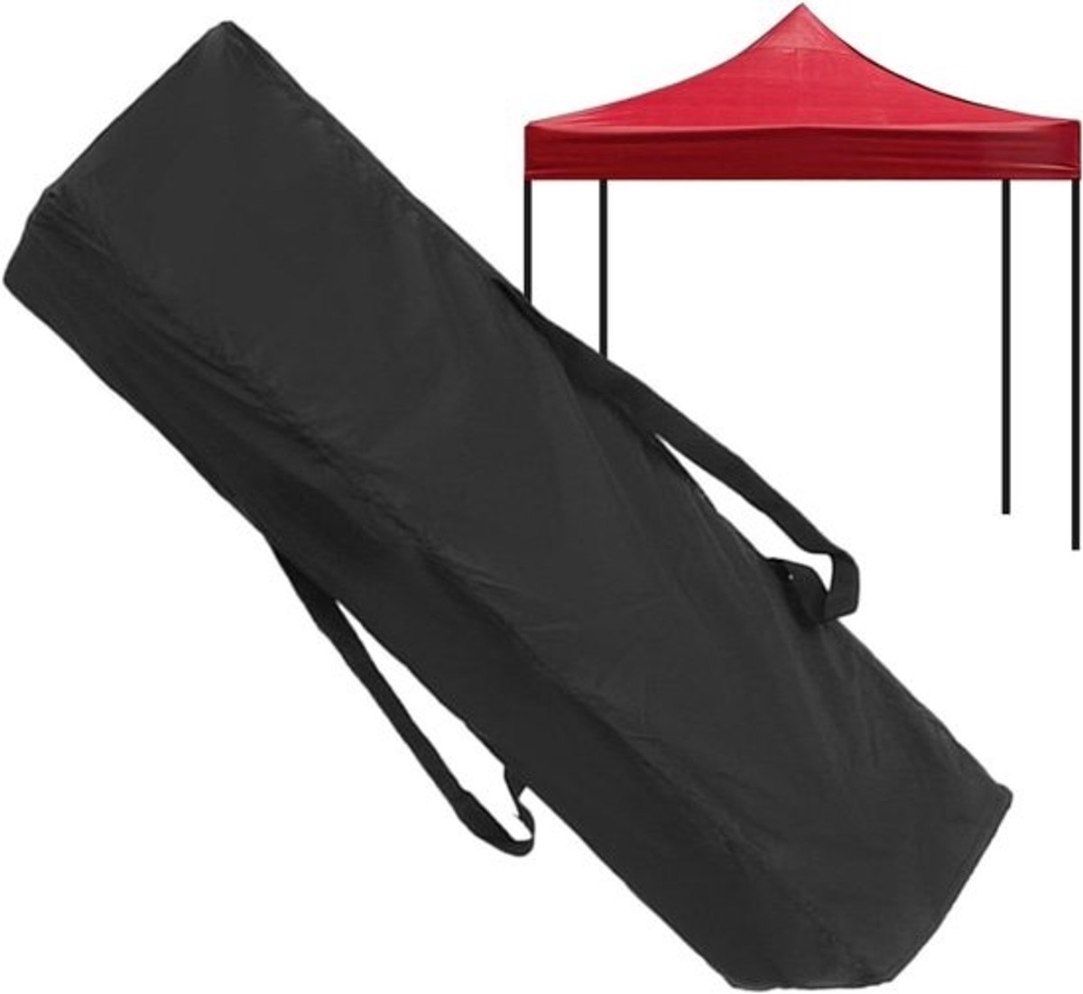 Allecto Tenttas, 140 cm - stangtas - opbergtas - zwart - waterdicht - universele tentstokken - tas met twee draagriemen - beschermtas - draagtas - zonnezeil met stangen - transporttas - geschikt voor kamperen - compact formaat
