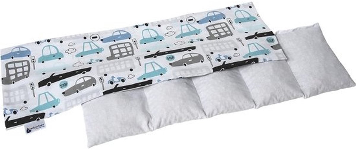 Kersenpit Kussen 60x20cm Warmtekussen en Koudetherapie – Eco-vriendelijk Katoen