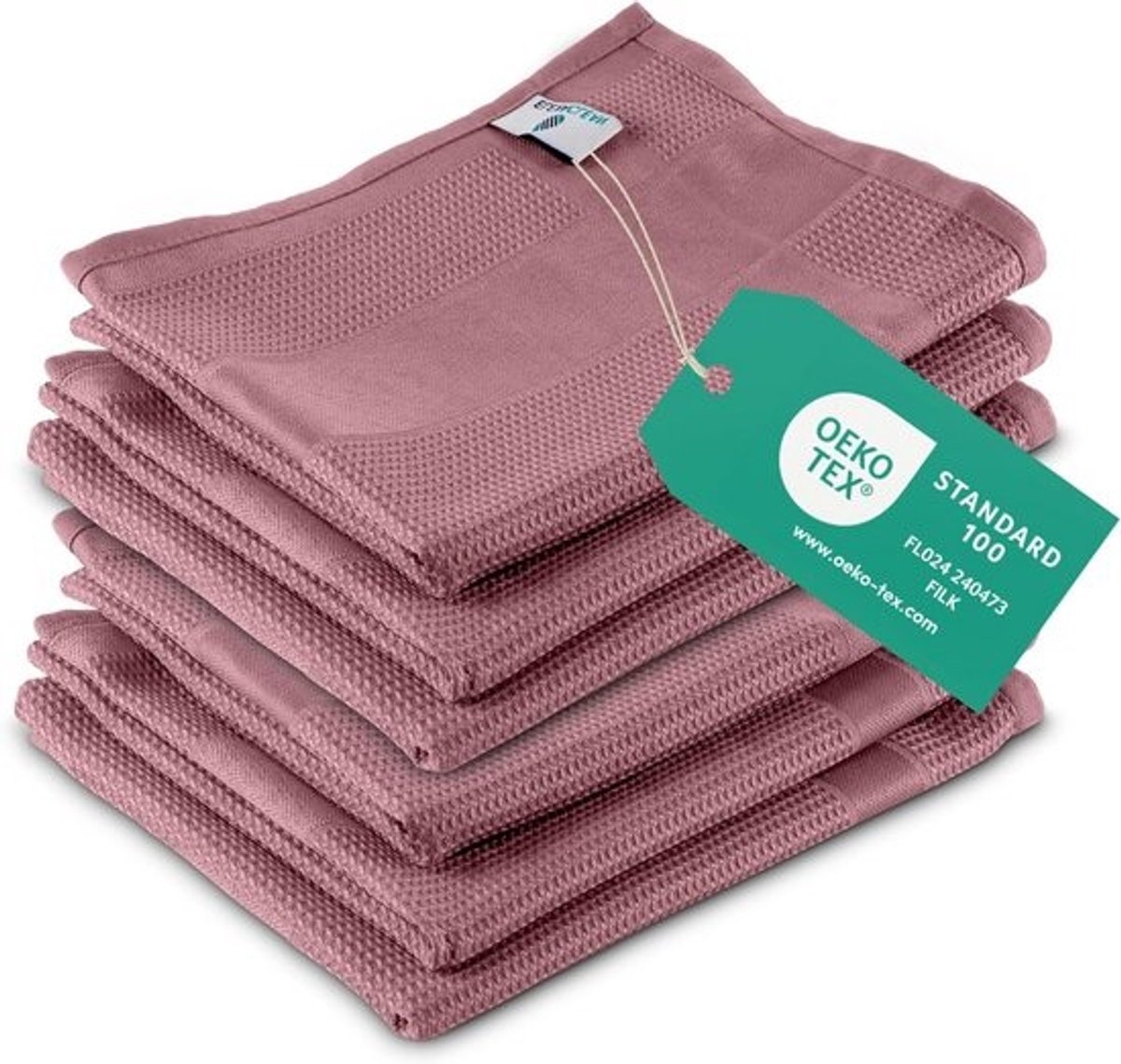 Set van 6 absorbierende microvezel theedoeken 68x42 cm - modern en wasbaar tot 60 °C