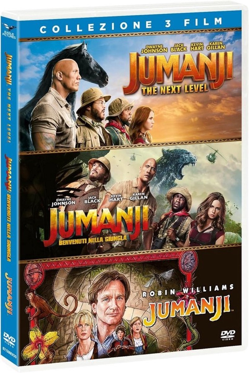 Jumanji 3-Film Collectie DVD