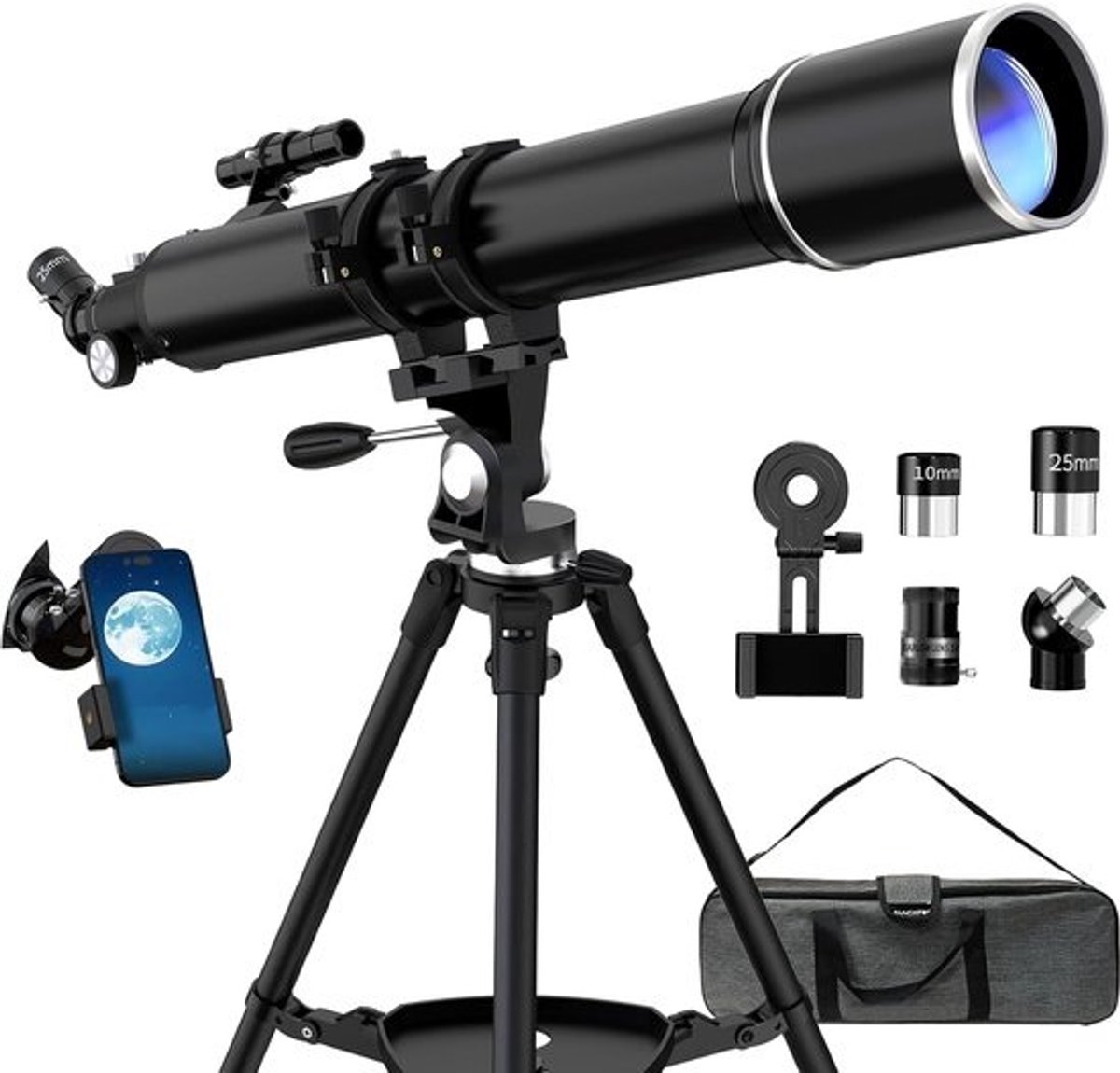 Krachtige Astronomie Telescoop voor Volwassenen en Beginners - 900mm Brandpuntsafstand