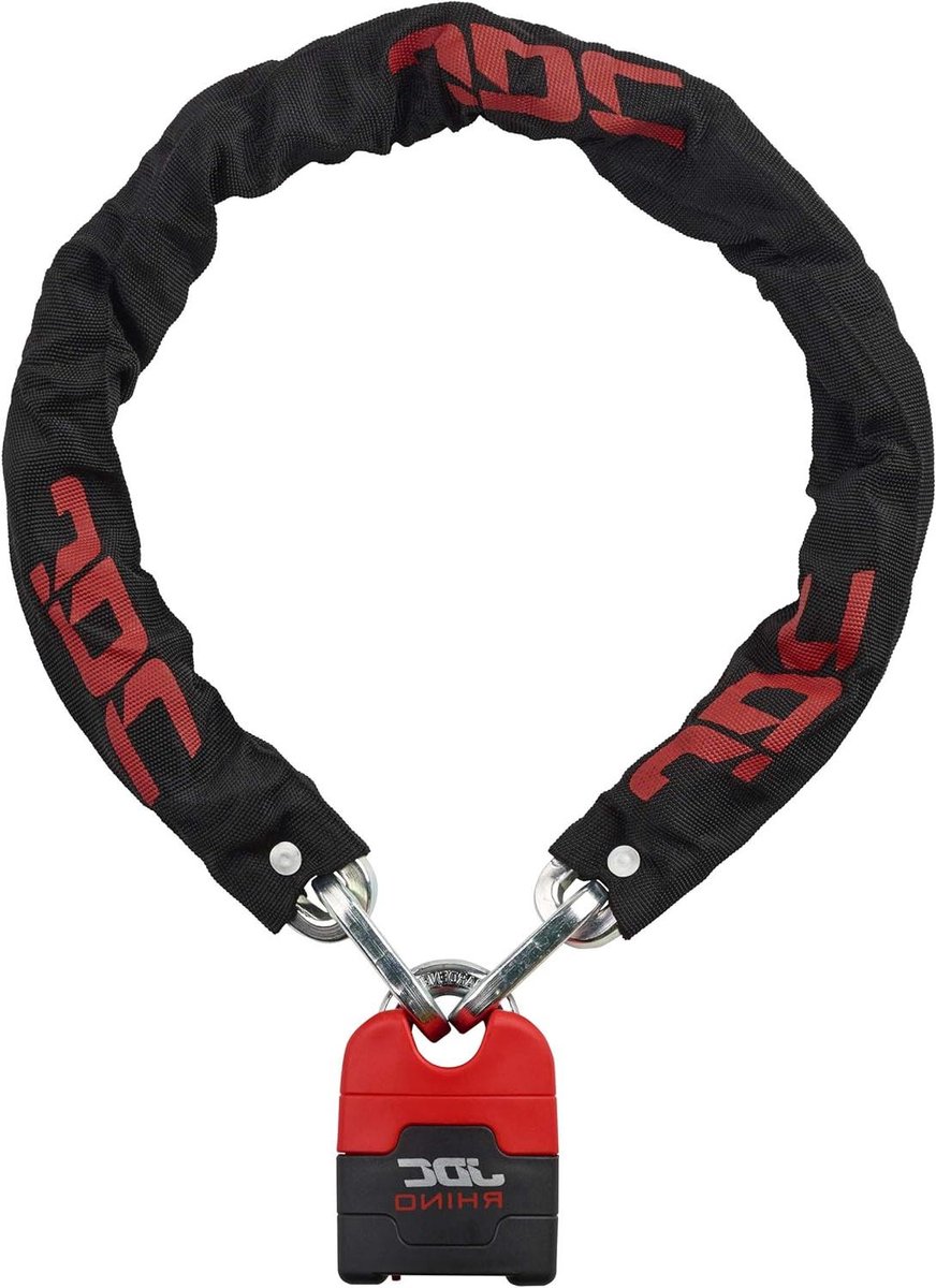 Motorfiets Kettingslot - Heavy Duty Staal - Voertuig Beveiligen - Gehard Staal - 10mm x 1m - Zwart