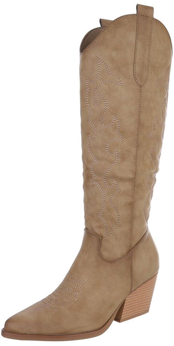 Cowboylaars - hoge schacht - dames Mt:38