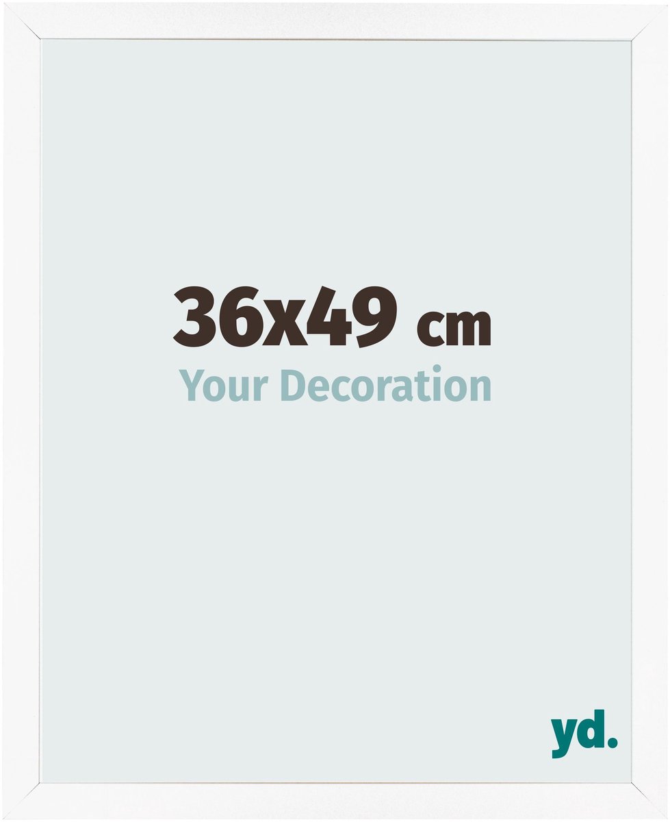 Your Decoration - Fotolijst 36x49 cm - MDF - Wit Mat - Bologna