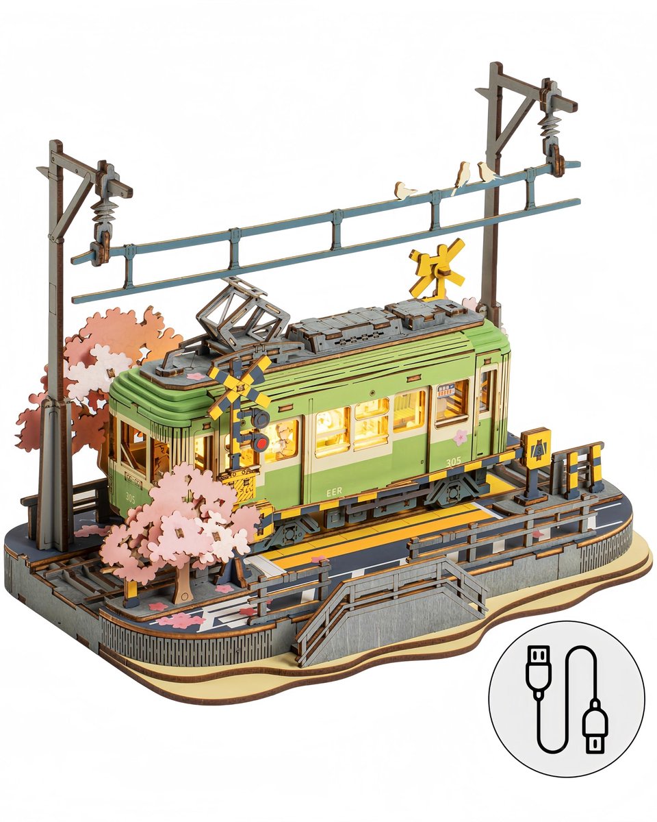 SnelShoppen - ROWOOD Creation Collection 3D Houten Puzzel Modelbouwset voor Volwassenen - Klassieke Bouwset - Gedetailleerd Hout, Creatief Hobbyprojec