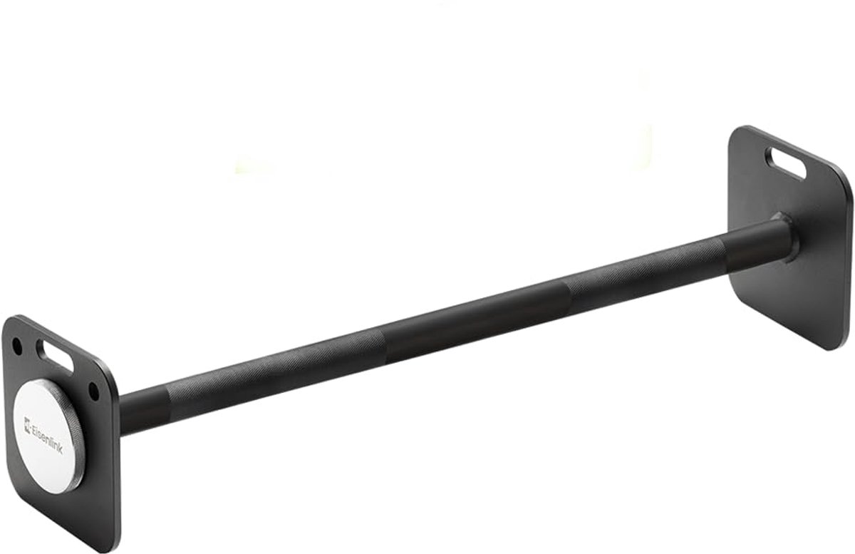 SnelShoppen - Stalen Lange Halterstang 100 cm, Verstelbare Halterstang met 2 kg Schroeven voor Thuis Fitness, Gym Training, 7 kg en 11 kg Gewicht