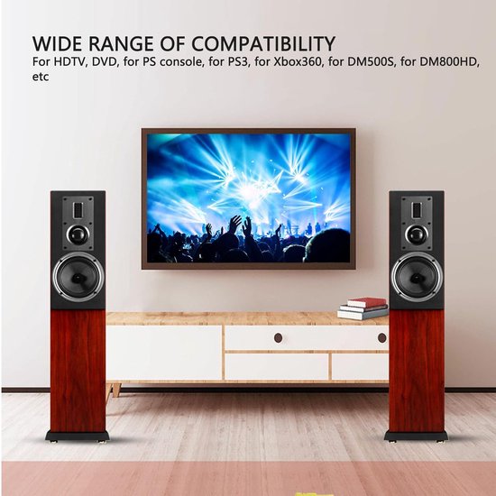 Geluidsdecoder - Audio Converter - Home Theater - 5.1 Surround Sound - 192 KHz Sample Rate - Zwart — afbeelding 3