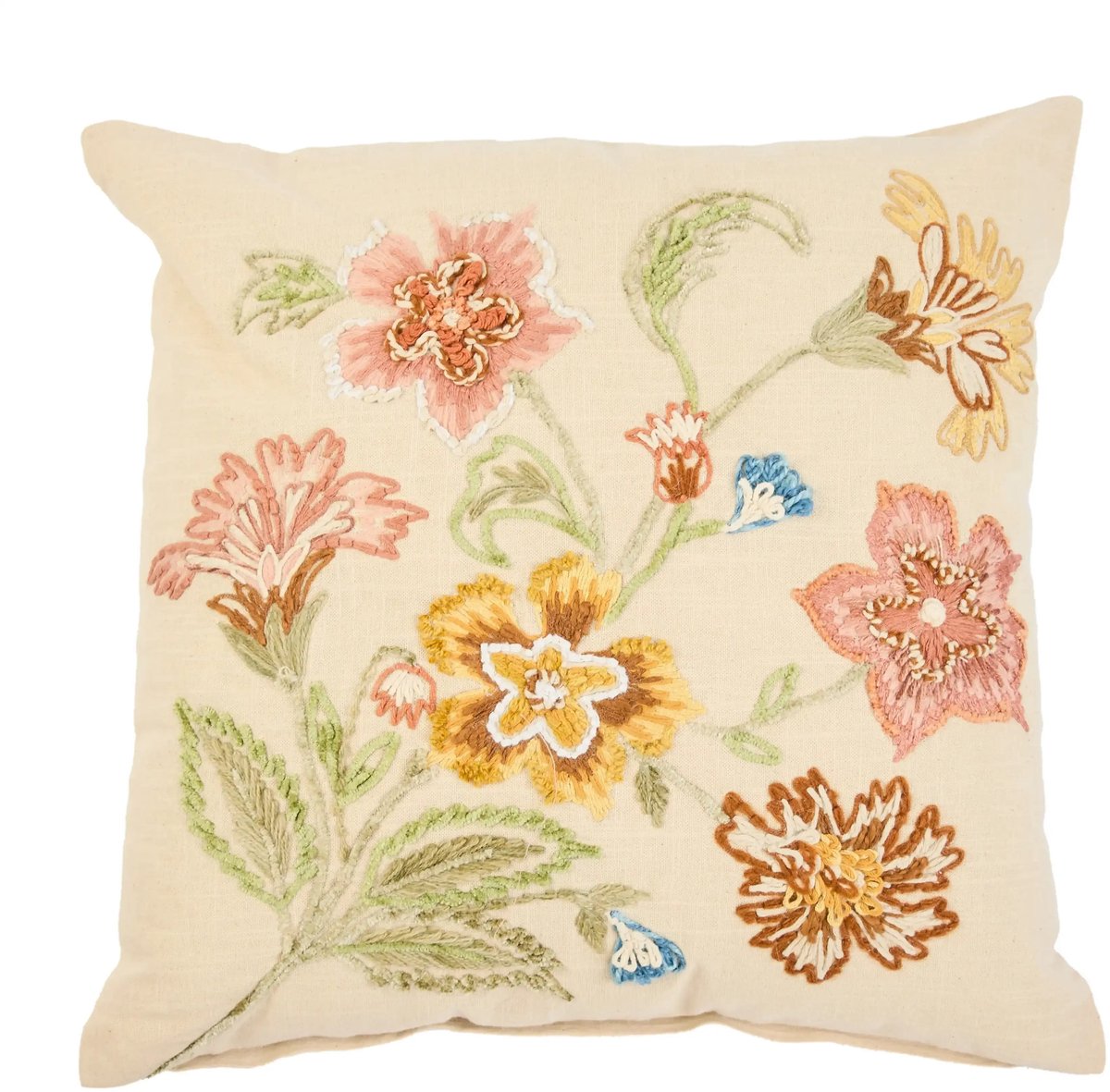 House of Nature Kussen met bloemen Landeck 45x45cm