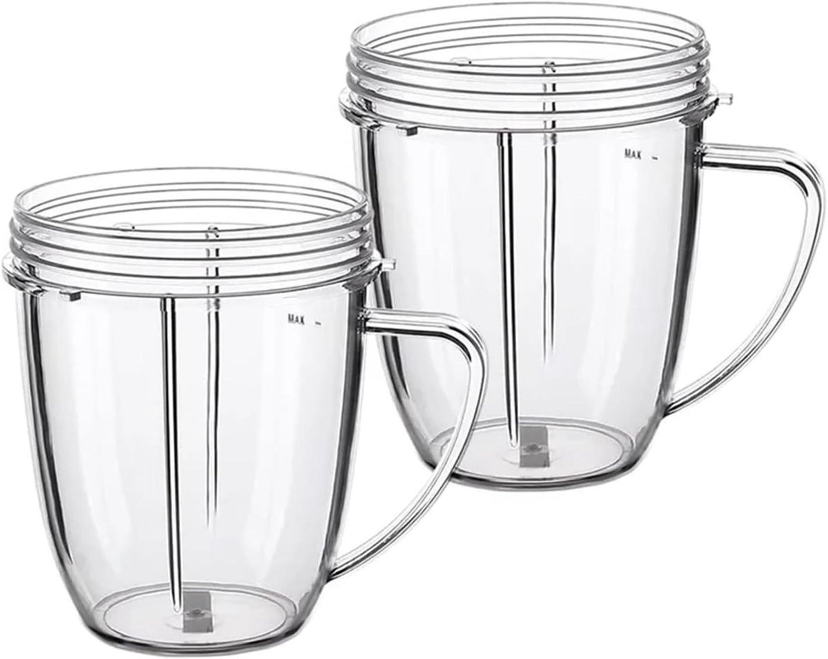 Vervangende Beker Mixer Mok Smoothies Maken Met Handvat 18oz Transparant