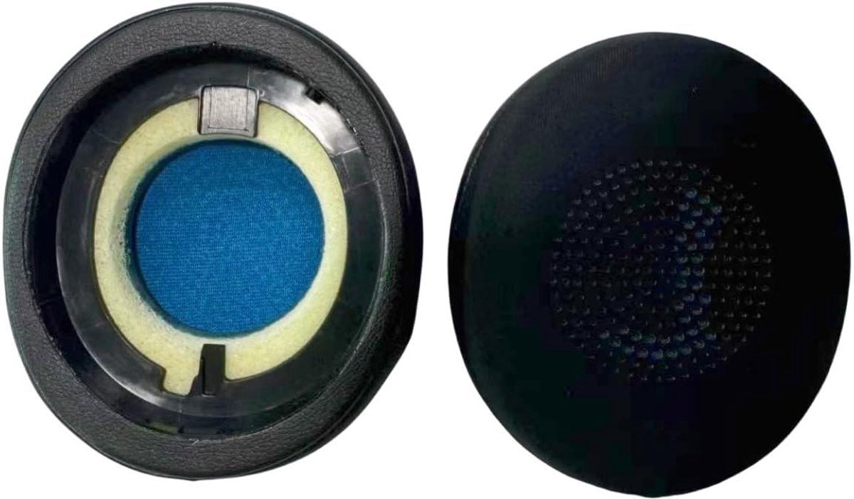 Oorkussens Gel - Vervangende Pads - Comfort Verhogend - Drukverdelend Gelcomfort - 2 Stuks 10x8cm - Zwart