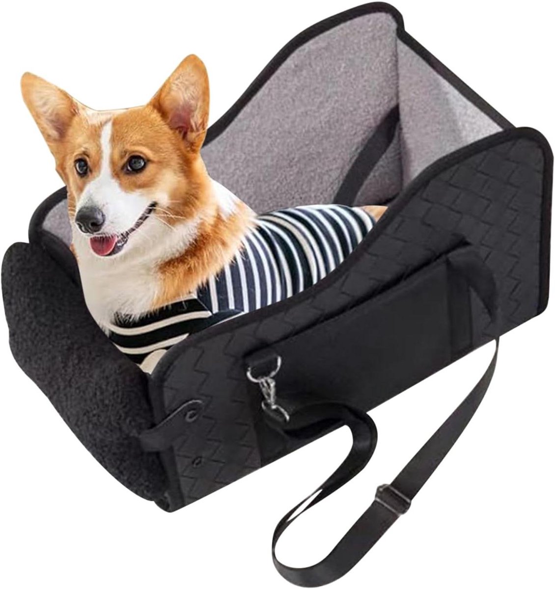 Huisdier Autostoel - Honden Booster - Veilig Reizen - Opvouwbaar Ontwerp - Tot 6.4 Kg - Enkel Kenmerk