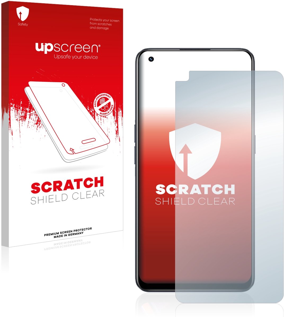 upscreen - Screenprotector voor realme 9 Pro Plus - Folie Beschermfolie transparant