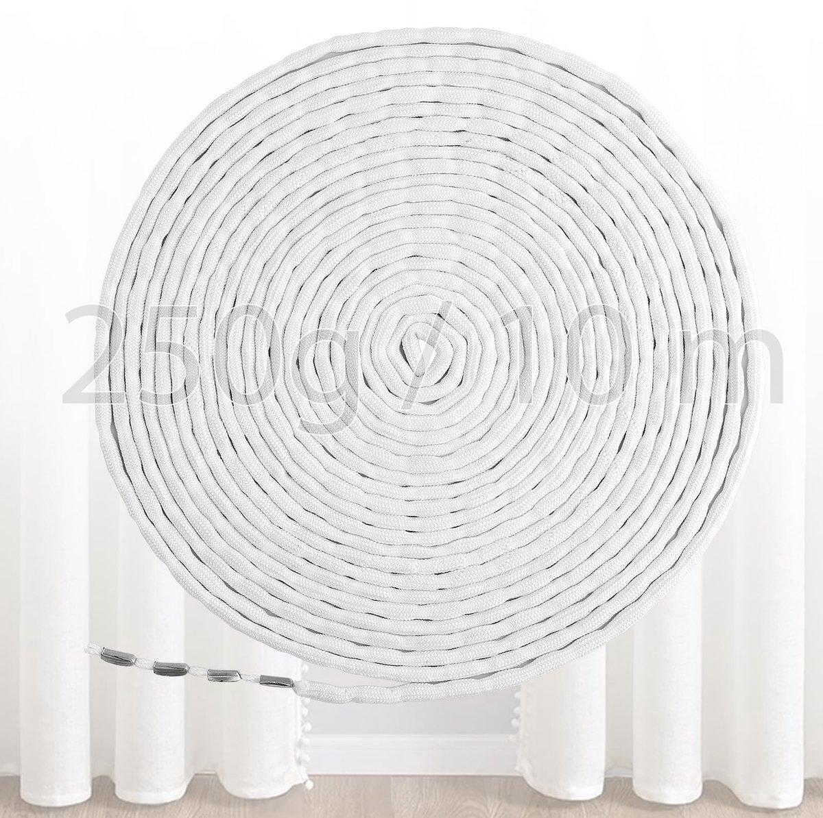 Dailygoods- Loodband 10 meter - Zware Loodband 25 g/m - Gordijnverzwaarer - Winddicht Design - Machinewasbaar - Eenvoudige Installatie - Gordijngewicht