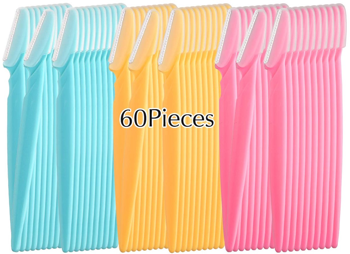 Dailygoods - Wenkbrauwscheermesjes - 60 Stuks voor Gezichtsverzorging