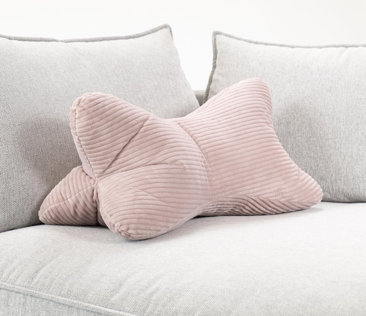 Dailygoods - Reading Bones XXL - Multifunctioneel Kussen voor Lezen en Ontspanning