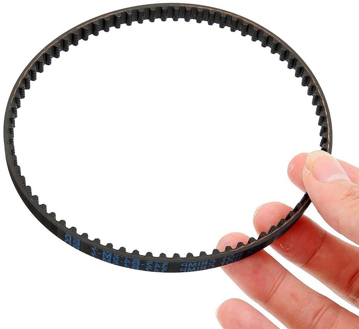 Maaier Transportband - Grasmaaier Riem - Tuinonderhoud - Duurzaam ABS Materiaal - 115 cm Diameter - Zwart