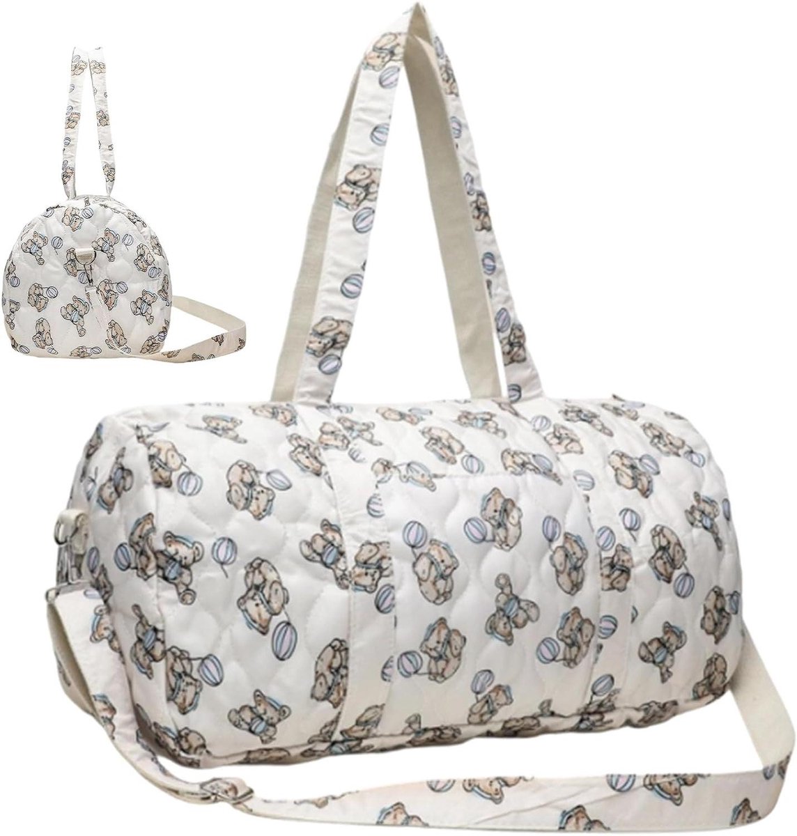 Gewatteerde Mama Tas - Ziekenhuis Luiertas - Baby Verzorging Onderweg - Waterdicht Materiaal - 35 x 25 x 20 cm