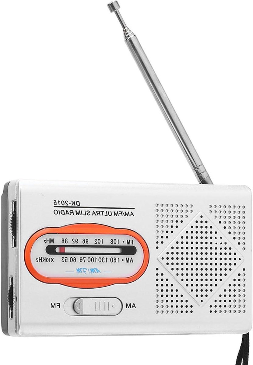 Draagbare AM FM Radio - Zakradio Compact - Muziek Luisteren Buiten - Sterke Signaalontvangst