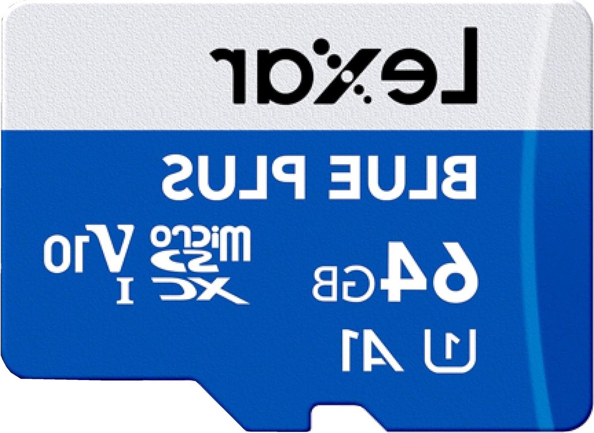 Geheugenkaart - SD kaart - Opslag Uitbreiden - Snelle Overdracht - 64 GB - Blauw
