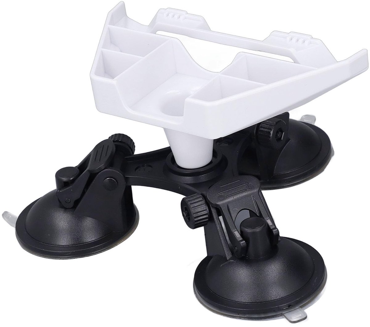 Dailygoods- Zuignaphouder Krachtig - Magnetische Houder Auto - Multifunctioneel Ontwerp - Eenvoudige Installatie - Beschermt Autolak - 1/4 Inch Moeradapter