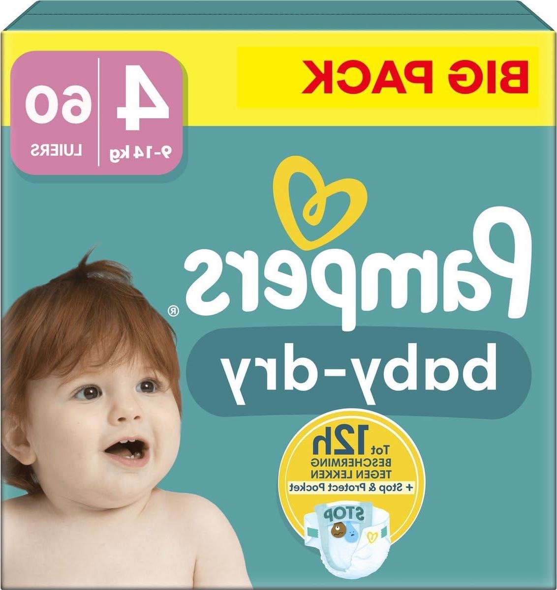 Baby Luiers - Kleine Kinderbroekjes - Droog en Comfortabel - Hoge Absorptie - Maat 4 60 Stuks - Wit