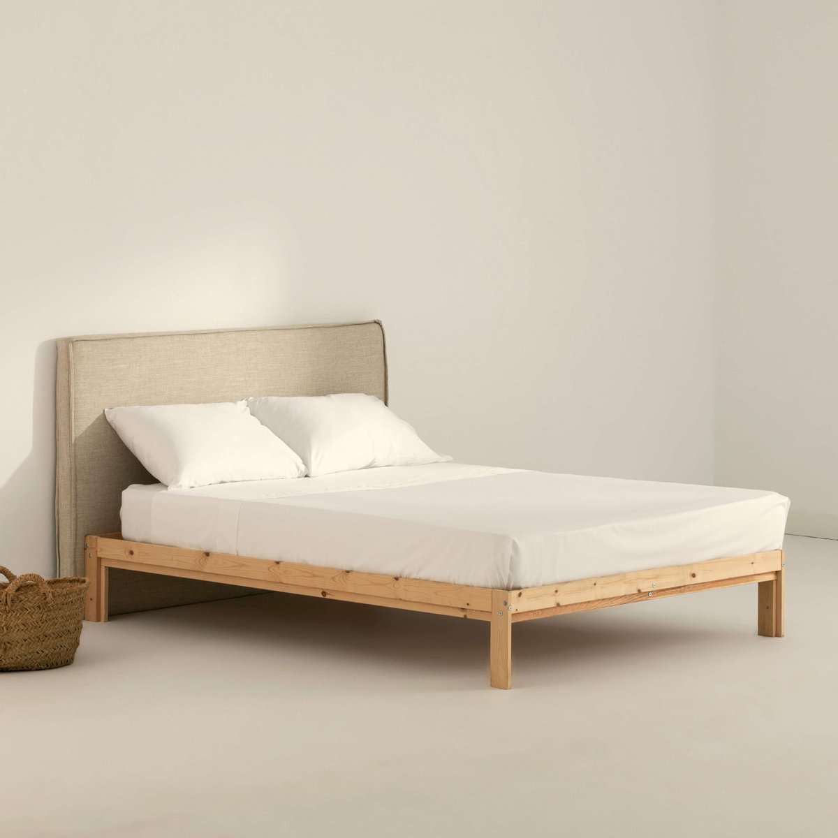 SnelShoppen - Luxe Belum Beddengoedset Satijn 300-draaddichtheid voor 135 cm Bed - 210 x 270 cm Dekbedovertrek + Hoeslaken 140 x 200 cm + 35 cm + 2 Ku