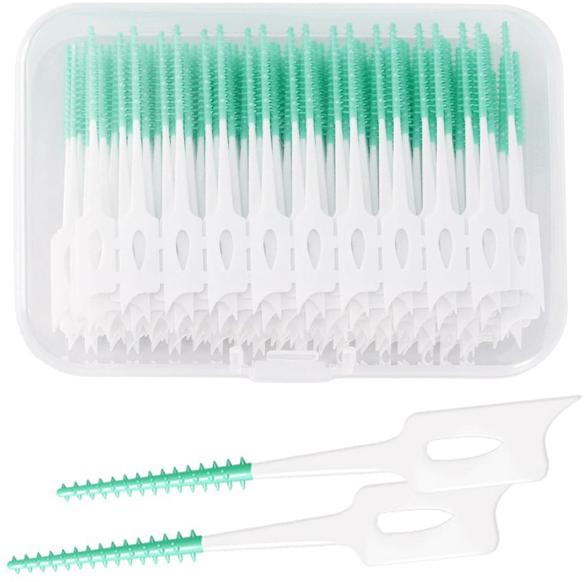 Dailygoods - 100 Stuks Interdentale Borstels - Tandenborstels voor Dagelijkse Tandreiniging
