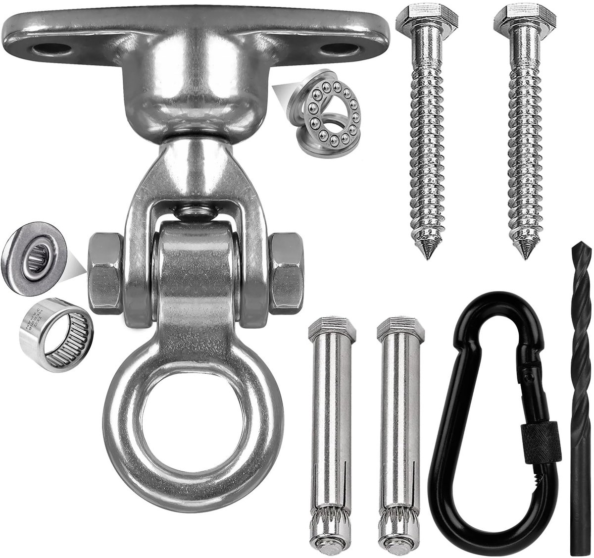 Dailygoods - 360° Draaibare Plafondhaak - Zware Belasting tot 680 kg