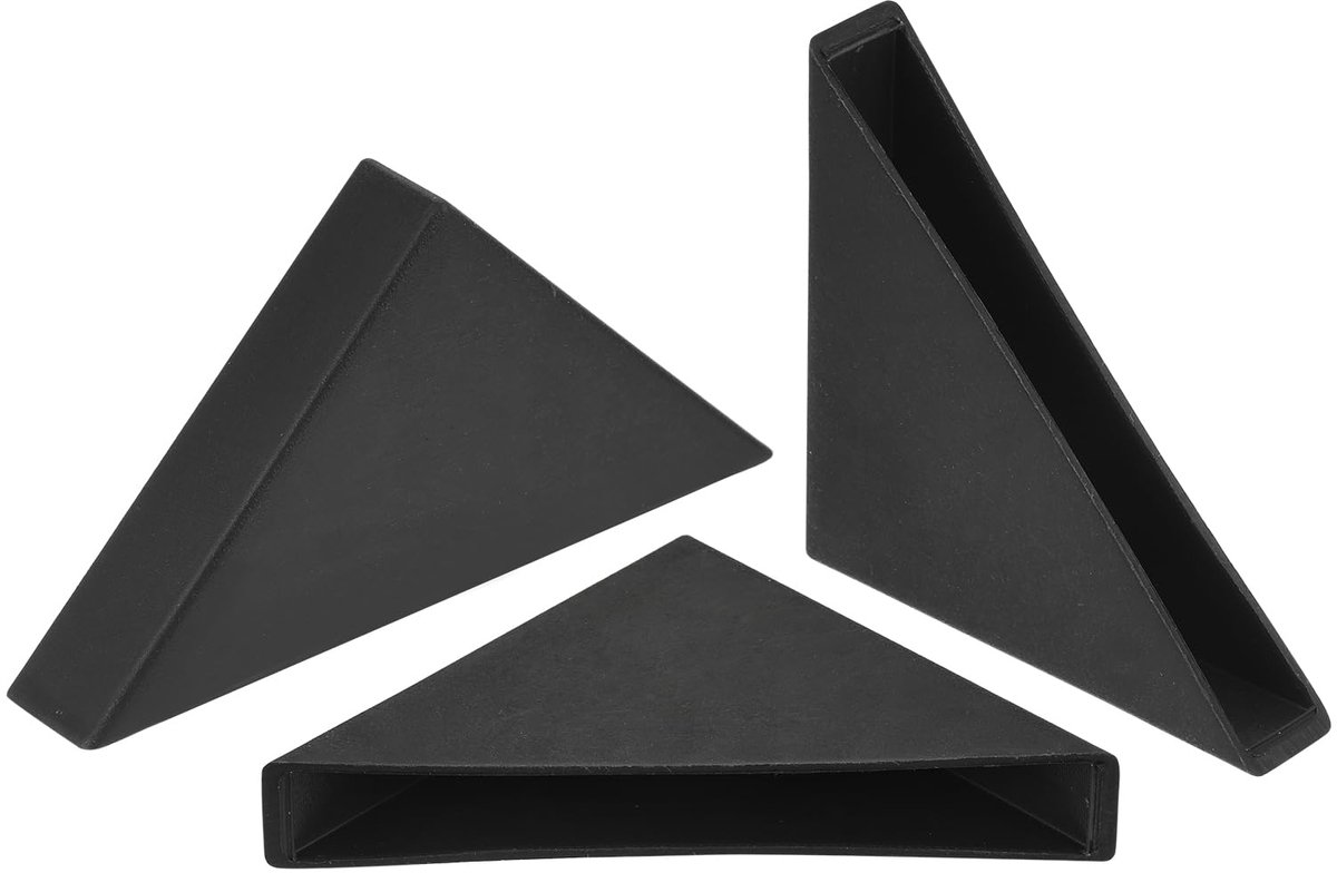 Dailygoods - 20 Stuks Kunststof Hoekbeschermers 9 x 71 mm voor Glazen Spiegels en Tegels