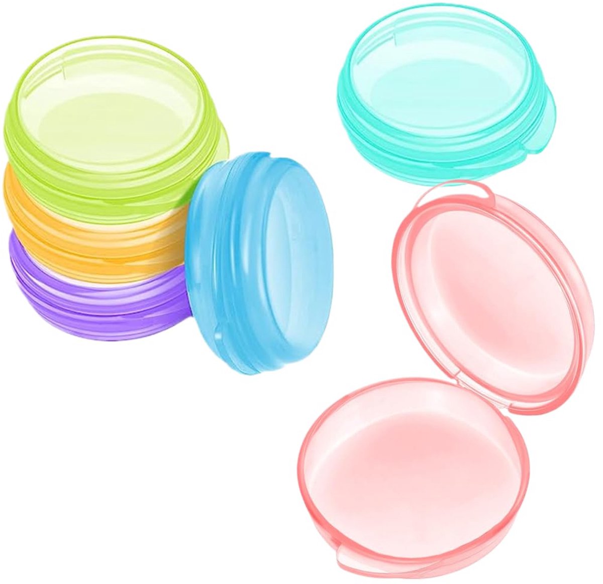 Dailygoods - 7 Stuks Mini-Pillendoos, Draagbare Tablettenbox voor Op Reis