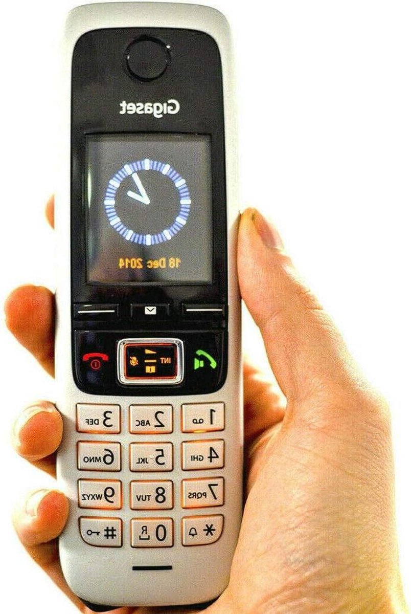 Draadloze DECT Handset - Telefoon Handset - Thuis Bellen - Zonder Laadstation - 2 AAA batterijen - Zwart