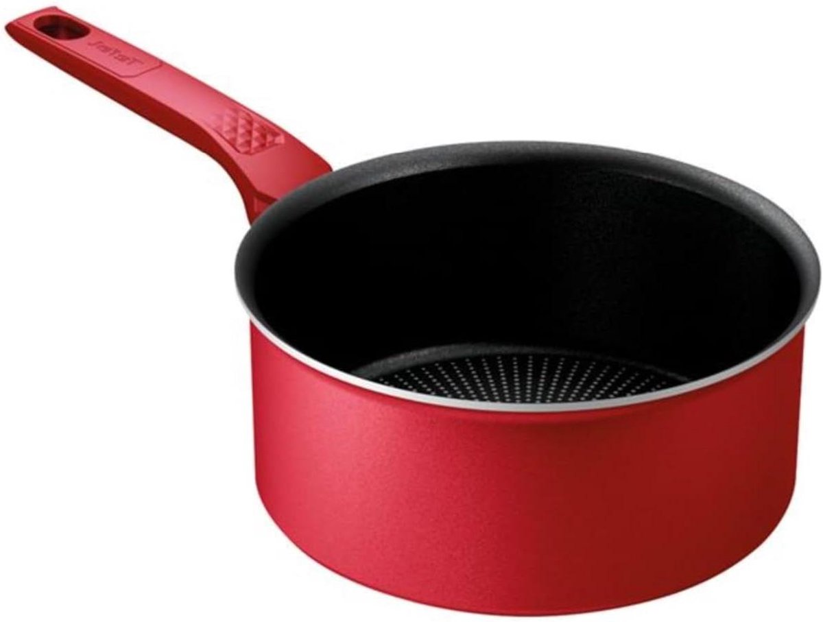 Braadpan - Casserole Kookpan - Koken - Antiaanbaklaag - 20 cm - Rood