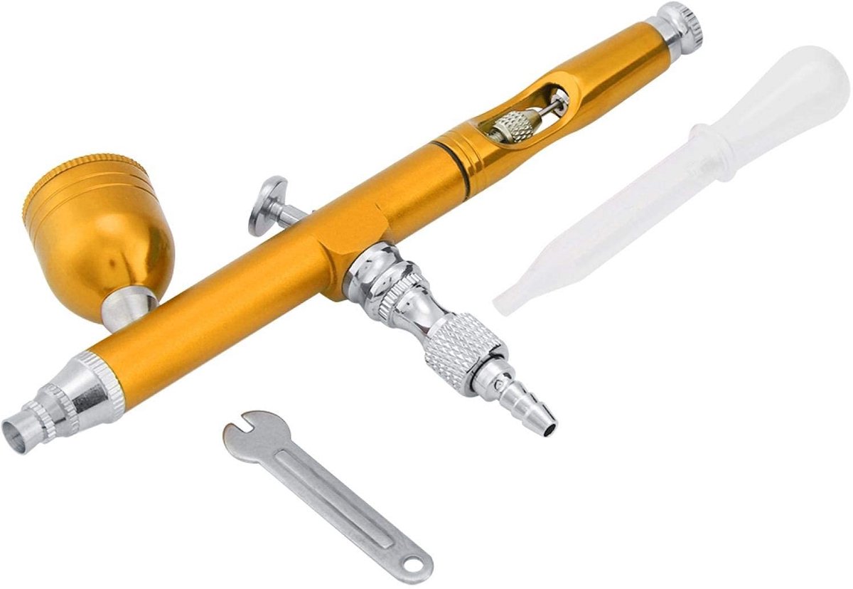 Dailygoods - Multifunctionele Dual Airbrush Gun met 0.3mm Nozzle