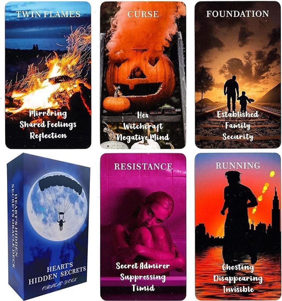 Dailygoods- Orakelkaarten 78 Stuks - Liefdesorakelkaarten - Inzichtkaarten - Tarotkaarten - Oracle Deck - Helpt bij gevoelens en gedachten