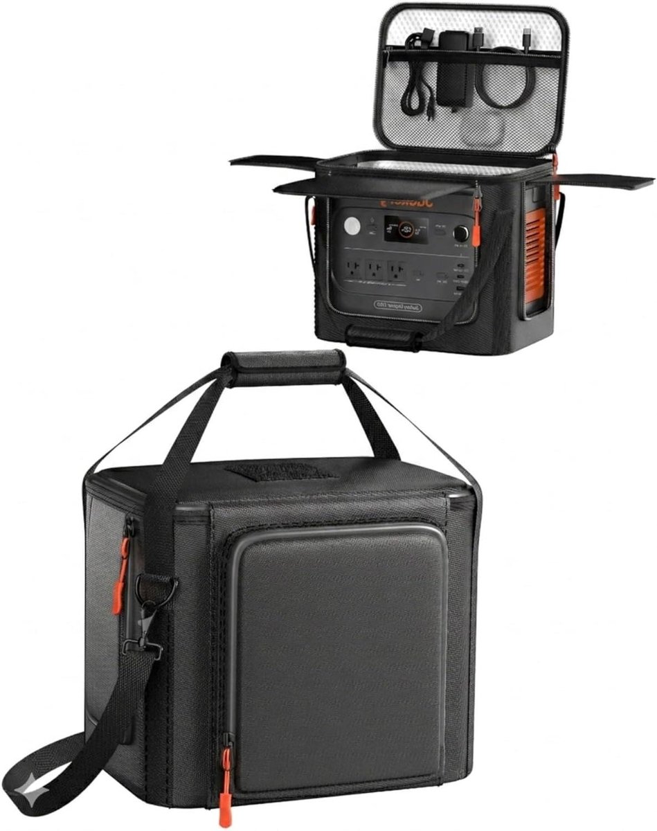 Draagbare Powerstation Tas - Opbergkoffer Generator - Buiten Reizen - Volledige Krasbestendige Bescherming - 35 x 25 x 25 cm
