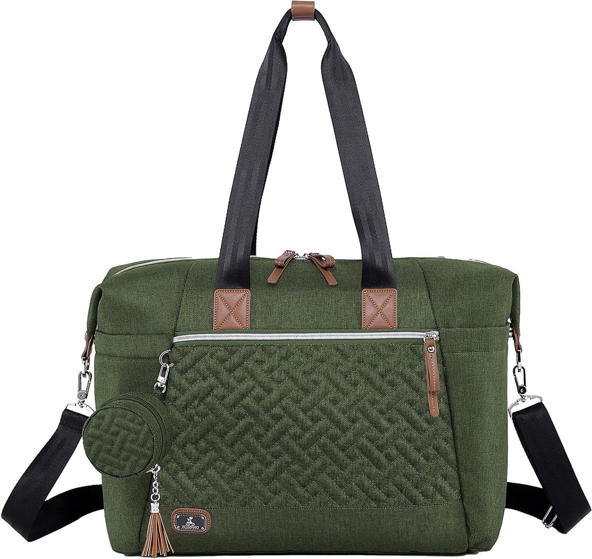 Luiertas - Baby tas - Baby verzorgen - Waterdicht met mat - 43x20x30 cm - Groen
