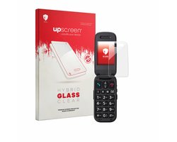 upscreen - Screenprotector voor Panasonic KX-TU446 - Folie Beschermfolie Beschermglas transparant