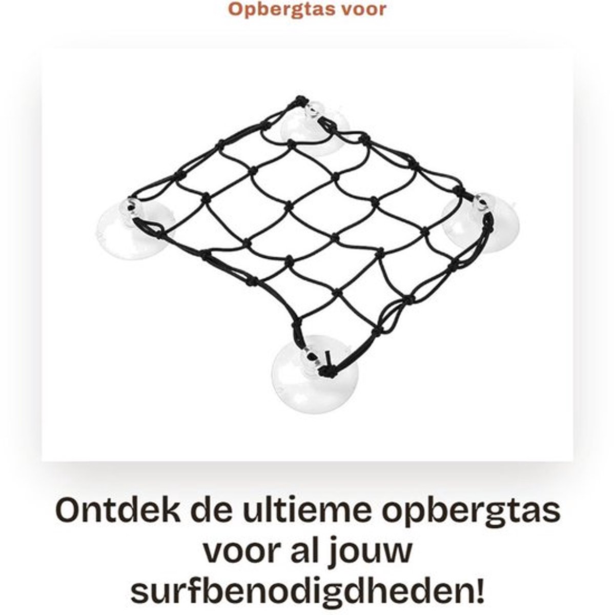 Opbergtas Robuust Nylon - Opvouwbaar - Lichtgewicht - Handzaam - Voor Paddleboard - Gemakkelijk te Dragen - Opslagnet